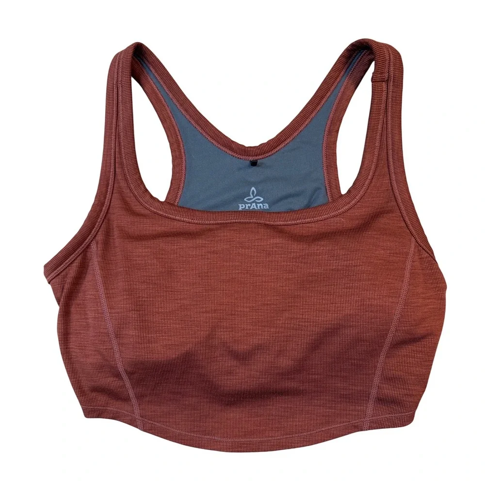 Prana (Rust Brown) Becksa Bralette Women Medium - Picture 1 of 6